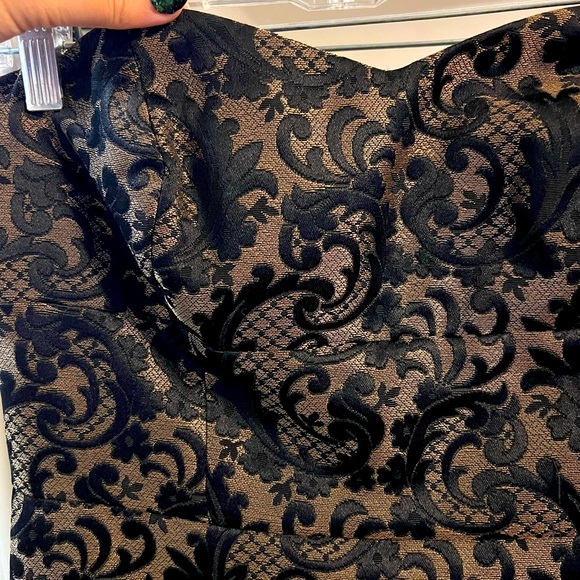 Vintage Ann Taylor Loft Brocade Dress & Jacket Set - Picture 3 of 11